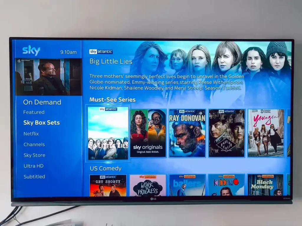 series on sky tv