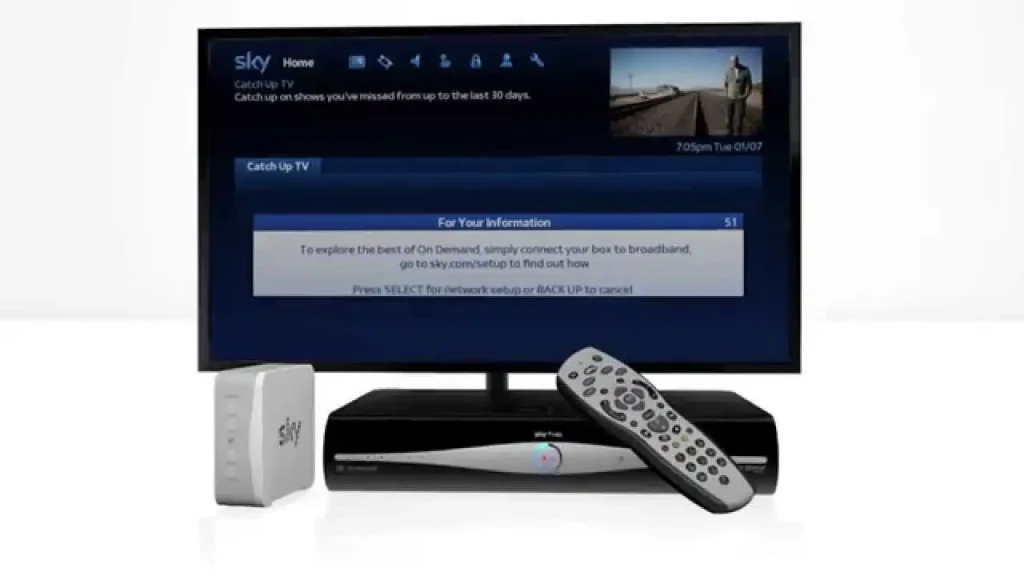 sky tv internet