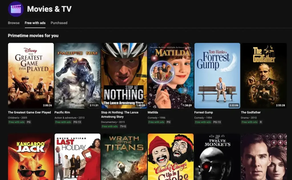 stream movies online