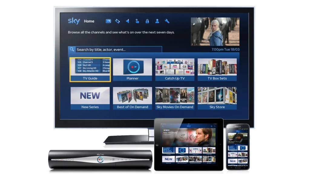sky tv today