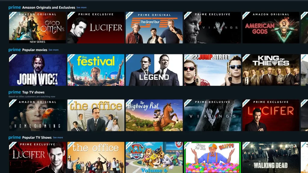 uk series amazon